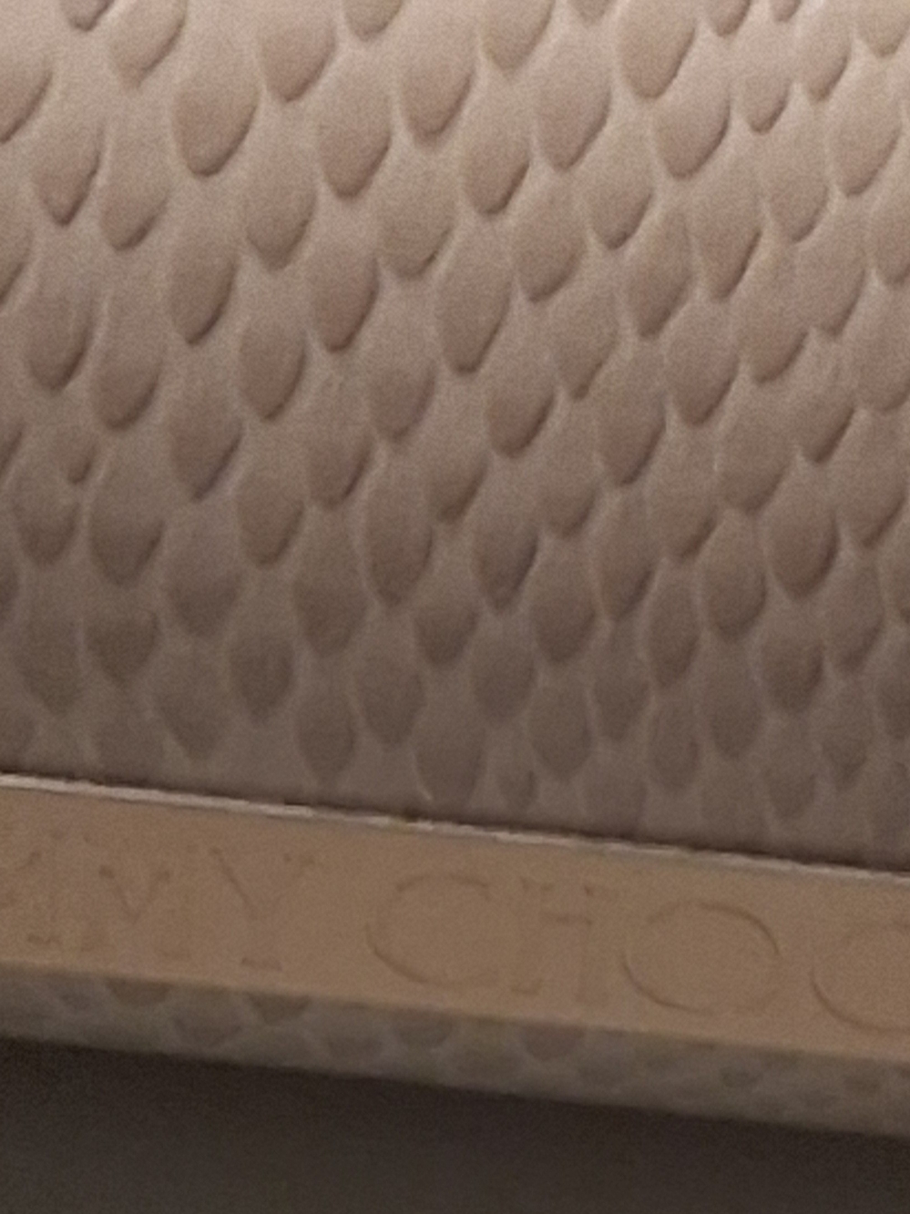 Neutral Textured Eyeglasses Or Sunglass holder with Subtle Logo